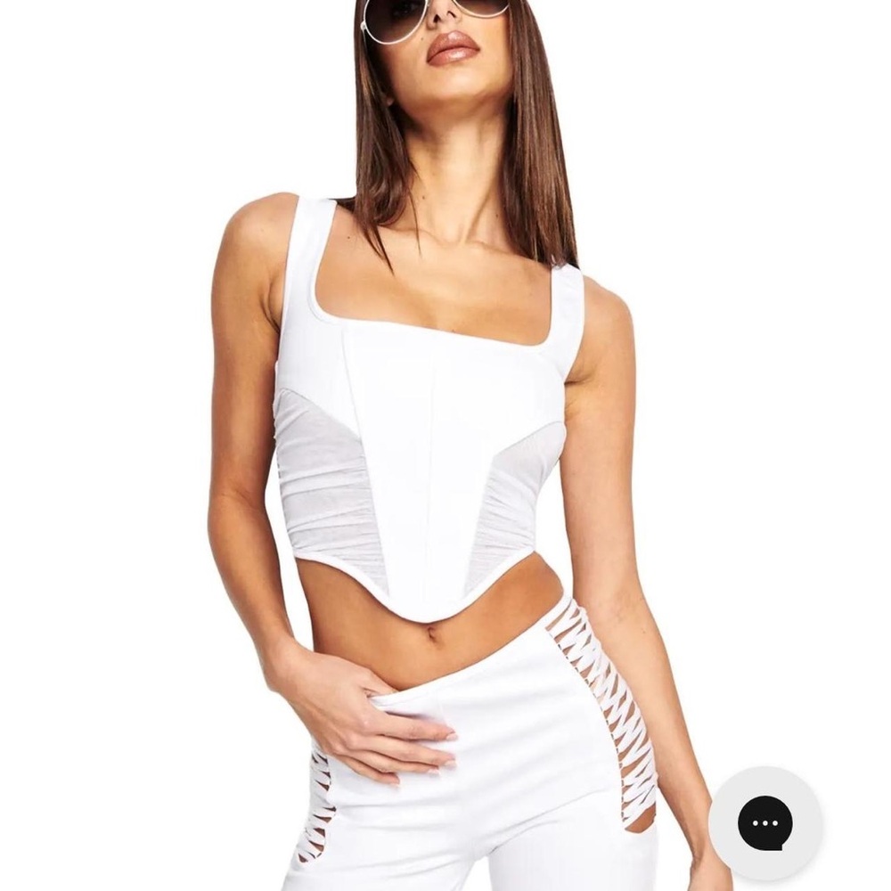 I.AM.GIA Mandi Corset With back zip in White Size S/4